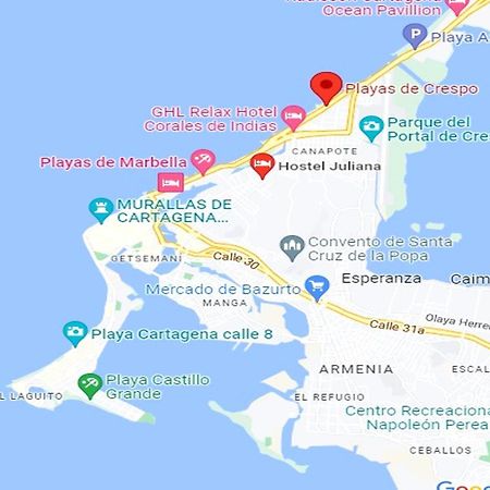 Appartamento Juliana Casa Turistica Ctg Cartagena Esterno foto